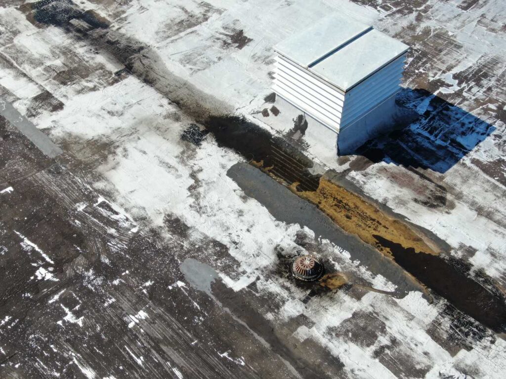 Freeze Damage Roof Repair commercial roof planning